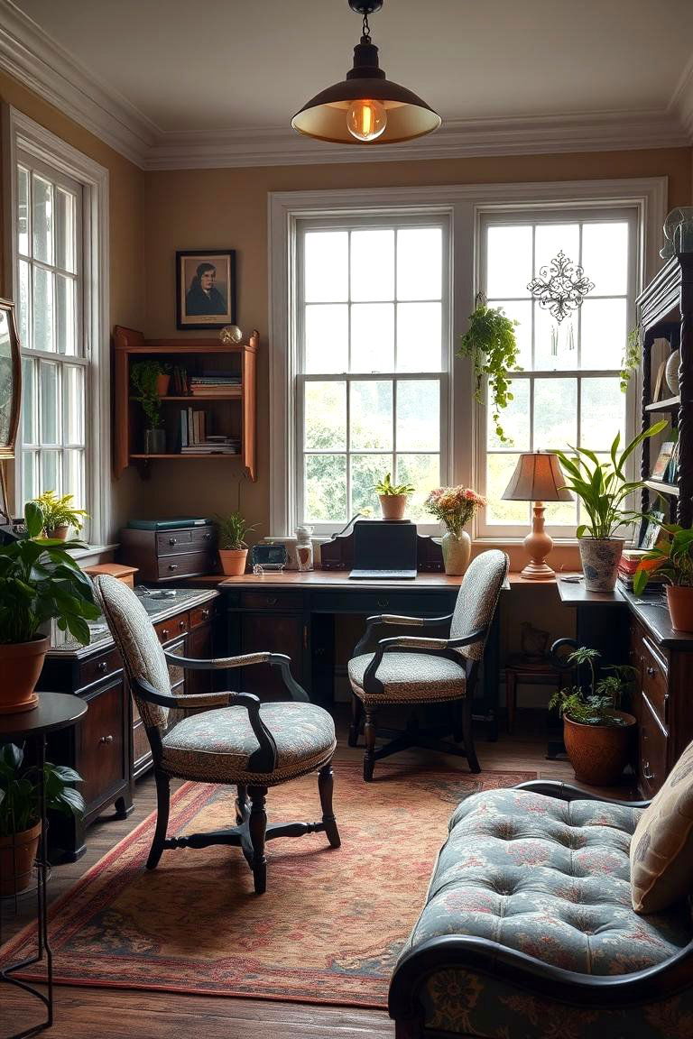 Vintage Charm Garden Office - 24 Garden Office Ideas