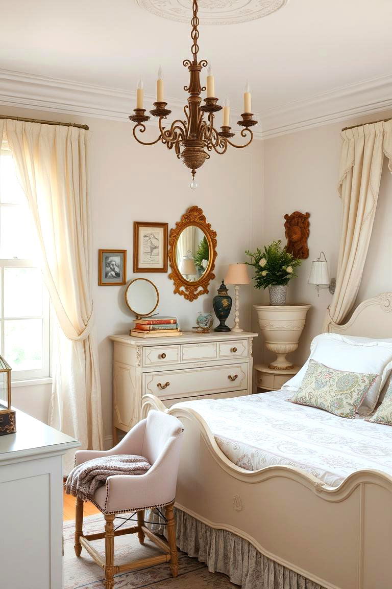 Vintage Charm Layout - 24 Bedroom Layout Ideas