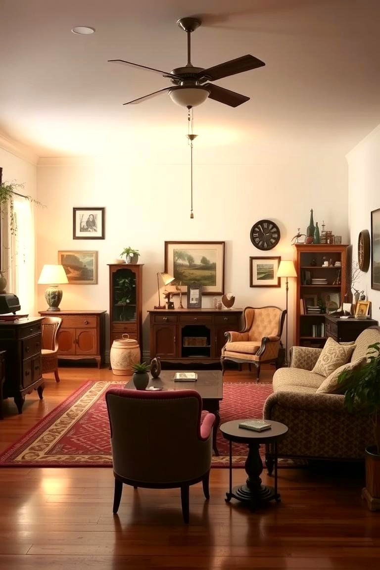 Vintage Charm Living Space - 24 Mens Living Room Ideas