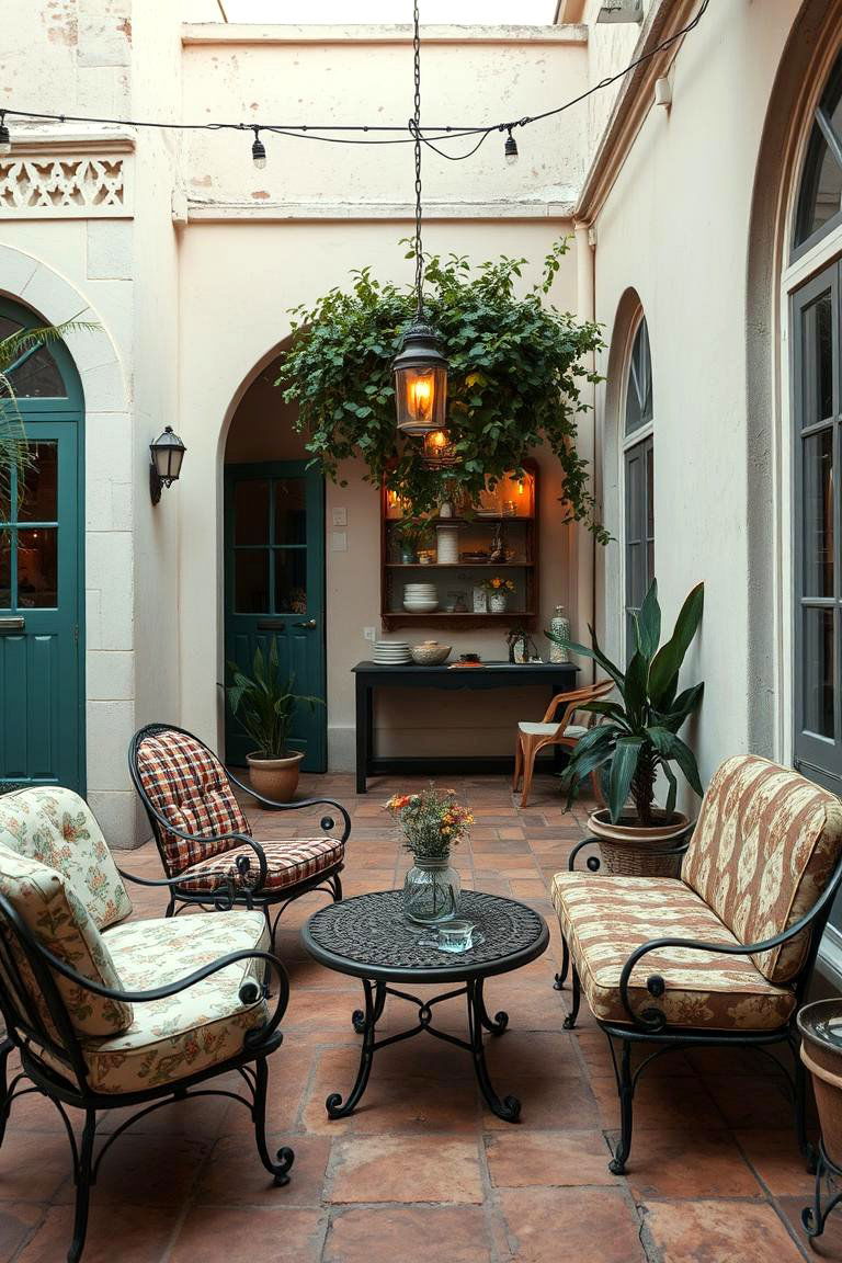 Vintage Charm Patio - 24 townhouse patio ideas