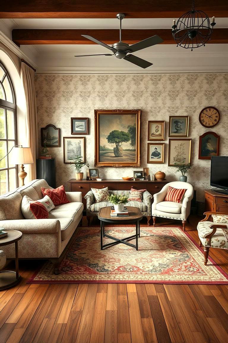 Vintage Charm Revival - 24 White Couch Living Room Ideas