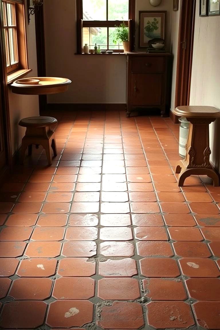 Vintage Charm Terracotta Style - 24 Terracotta Kitchen Floor Ideas