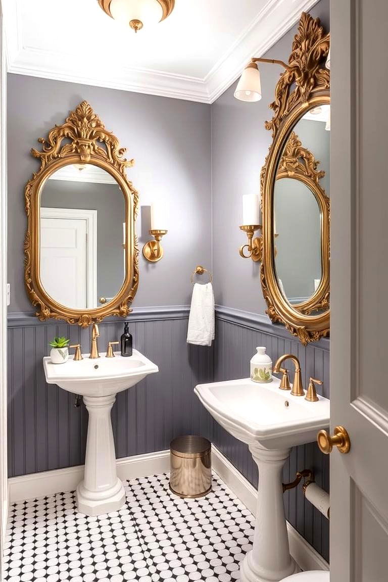 Vintage Charm with Modern Amenities - 24 Hallway Bathroom Ideas
