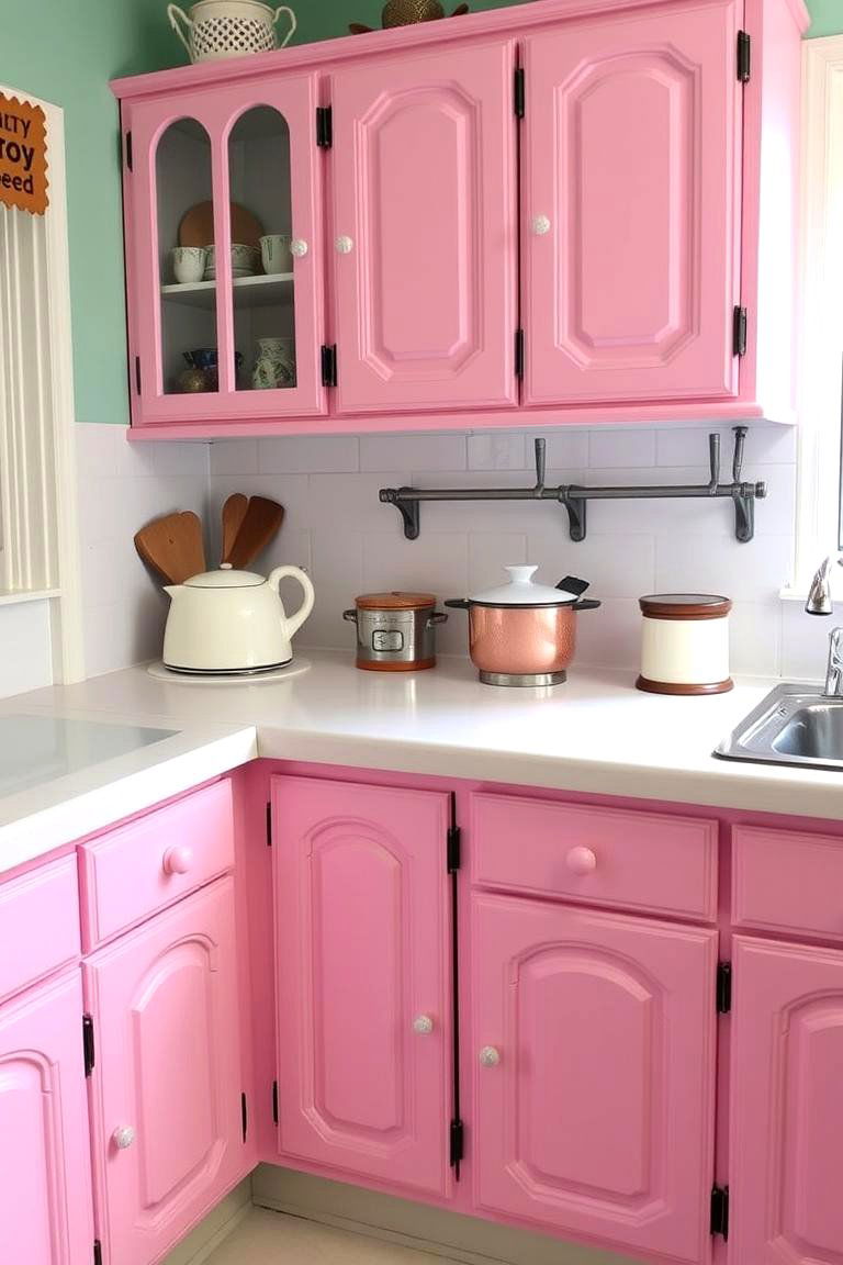 Vintage Charm with Pastel Hues - 24 Painting Kitchen Cabinet Ideas
