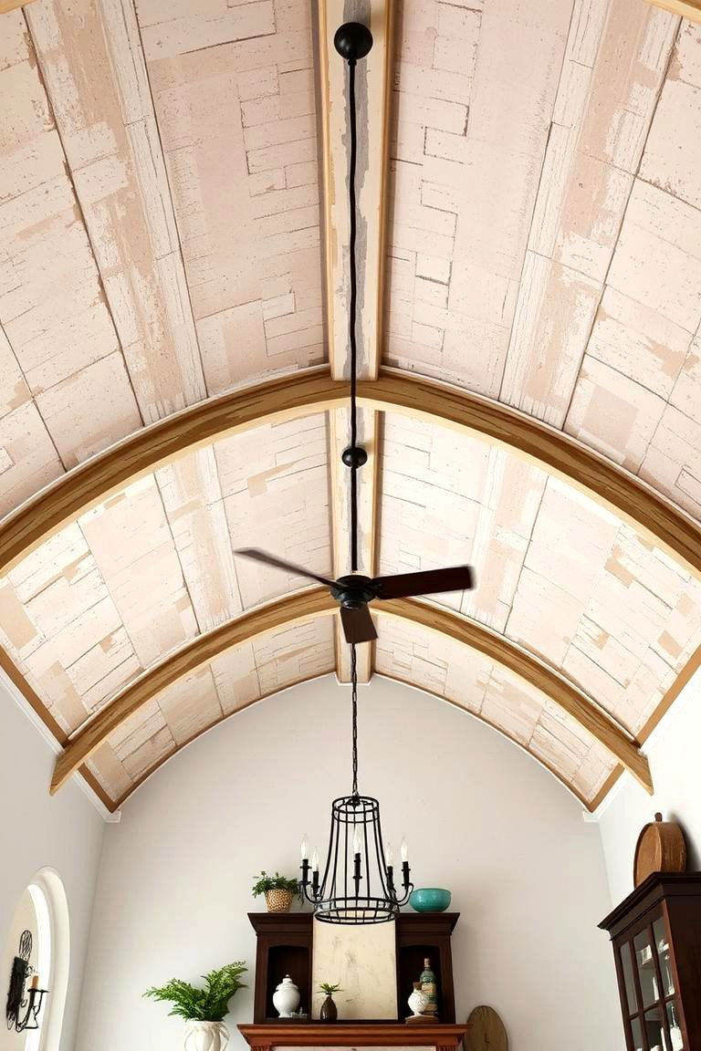 Vintage Chic Revival Ceiling - 24 Cathedral Ceiling Ideas
