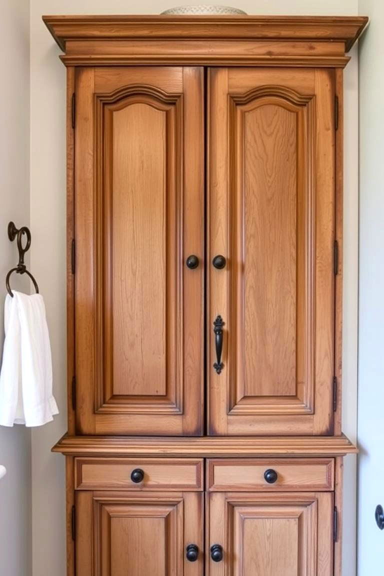 Vintage Closet with a Retro Touch - 24 Bathroom Closet Ideas