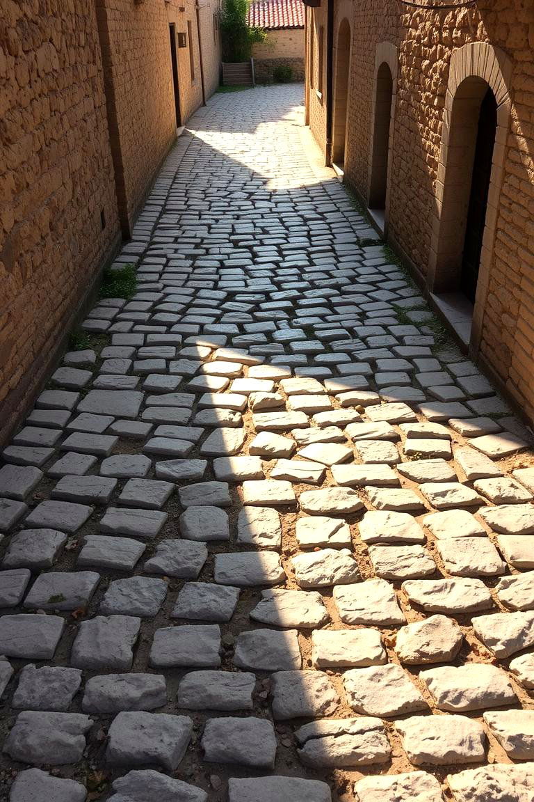 Vintage Cobblestone Route - 24 Front Walkway Ideas
