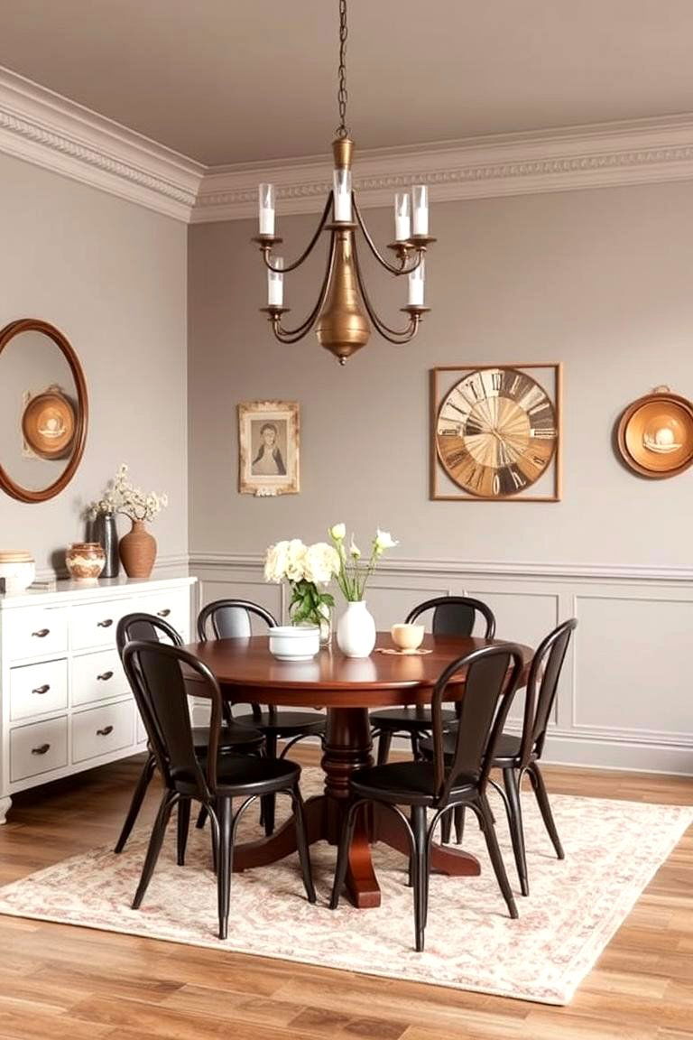 Vintage Color Palette Harmony - 24 Vintage Dining Room Ideas