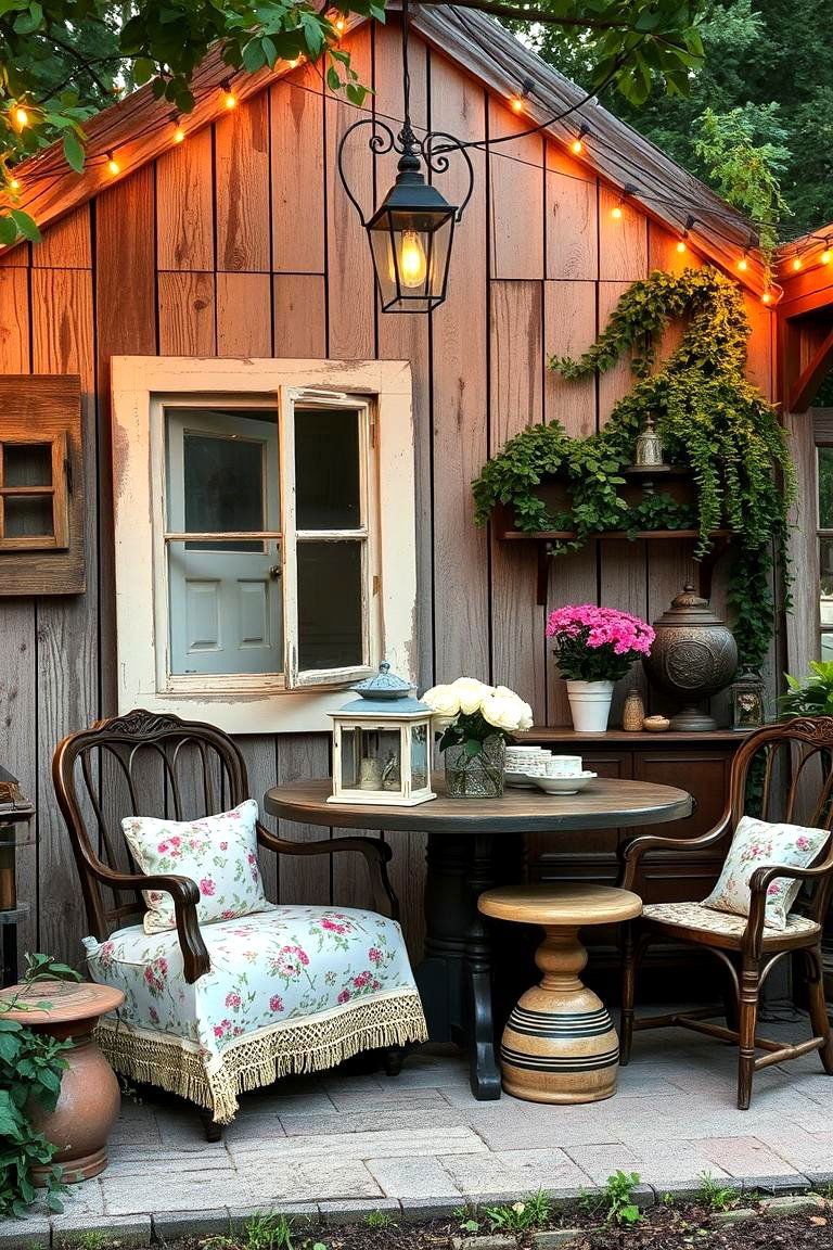 Vintage Cottage Charm - 24 Outdoor Bedroom Ideas