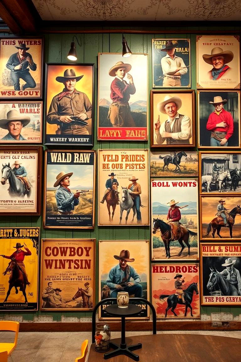 Vintage Cowboy Posters - 24 Cowboy Room Decor Ideas