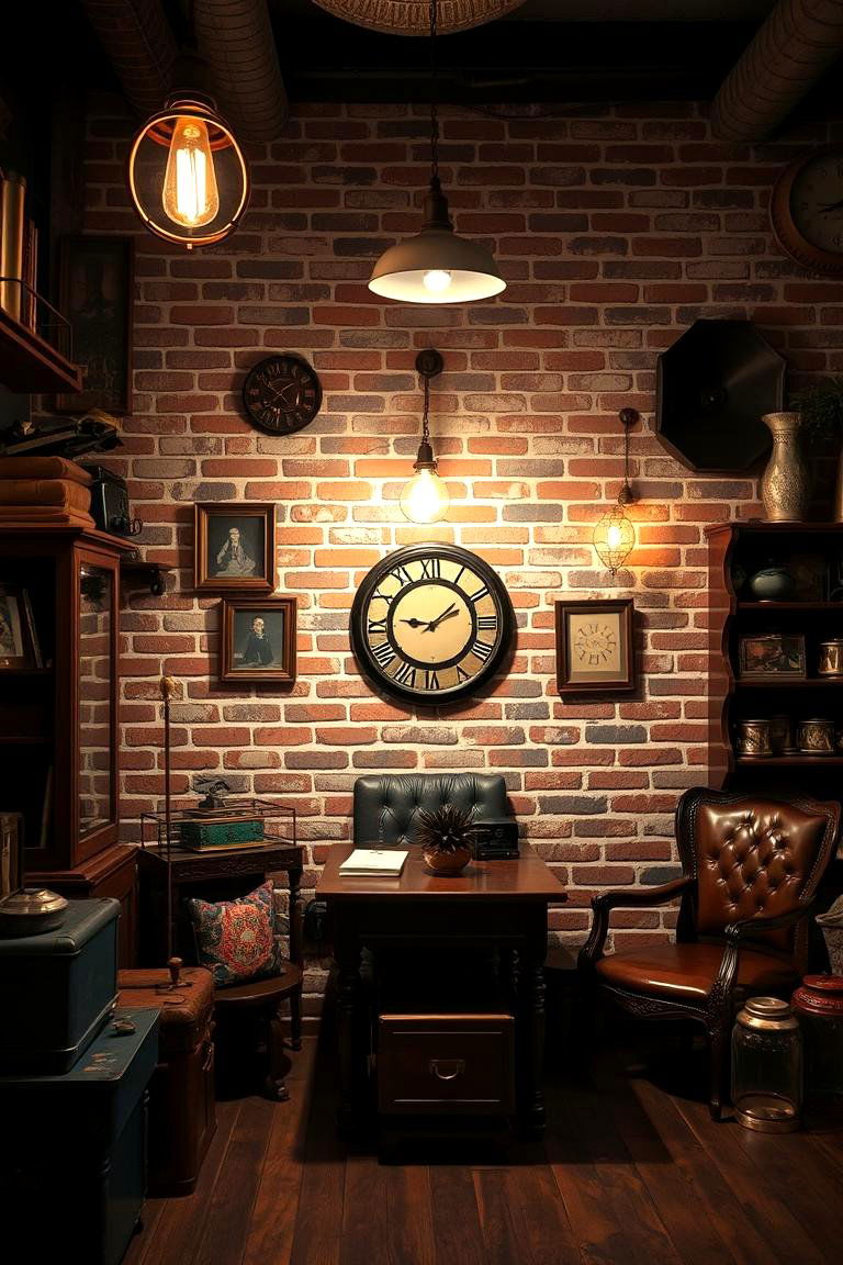 Vintage Decor Harmony - 24 Brick Accent Wall Ideas