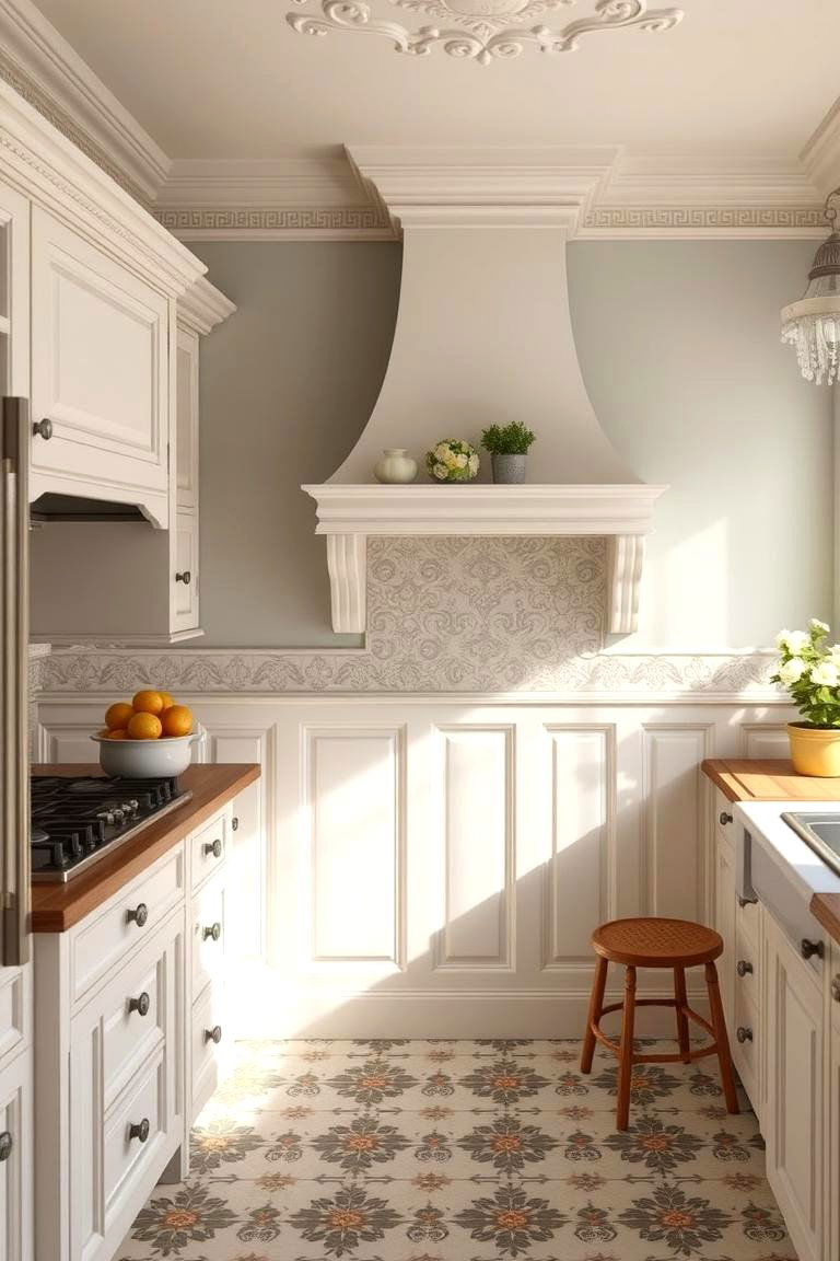 Vintage Decorative Flair - 24 Kitchen Wainscoting Ideas