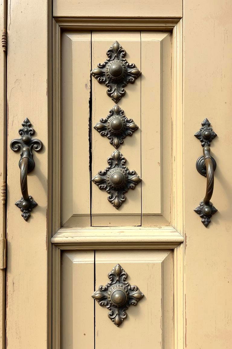 Vintage Decorative Hardware - 24 Spanish Style Front Door Ideas