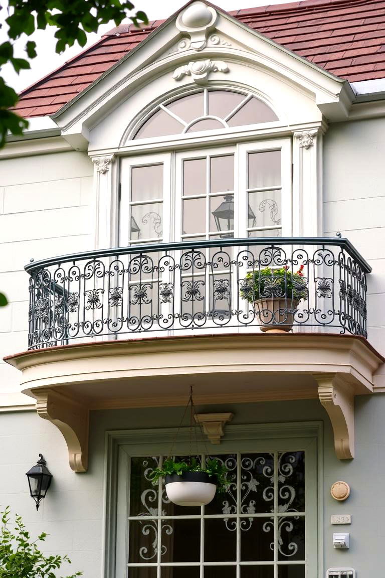 Vintage Elegance Dormer Balcony - 24 Dormer Balcony Ideas