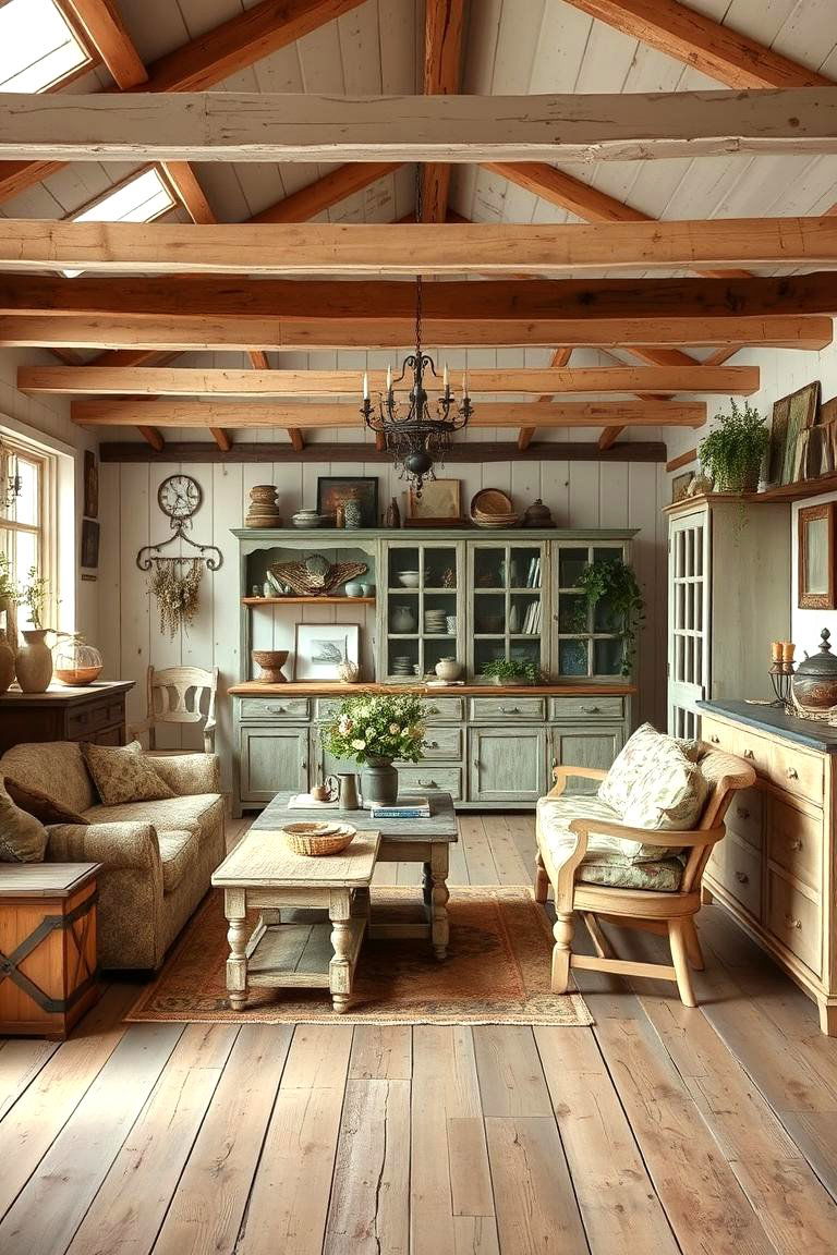 Vintage Farmhouse Charm - 24 Rustic Interior Design Ideas