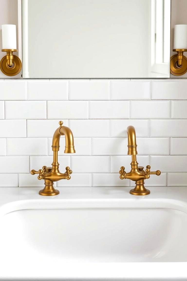 Vintage Faucets and Hardware - 24 Elegant Bathroom Decor Ideas