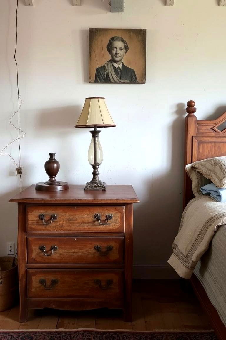 Vintage Furniture for a Rustic Charm - 24 earthy bedroom ideas