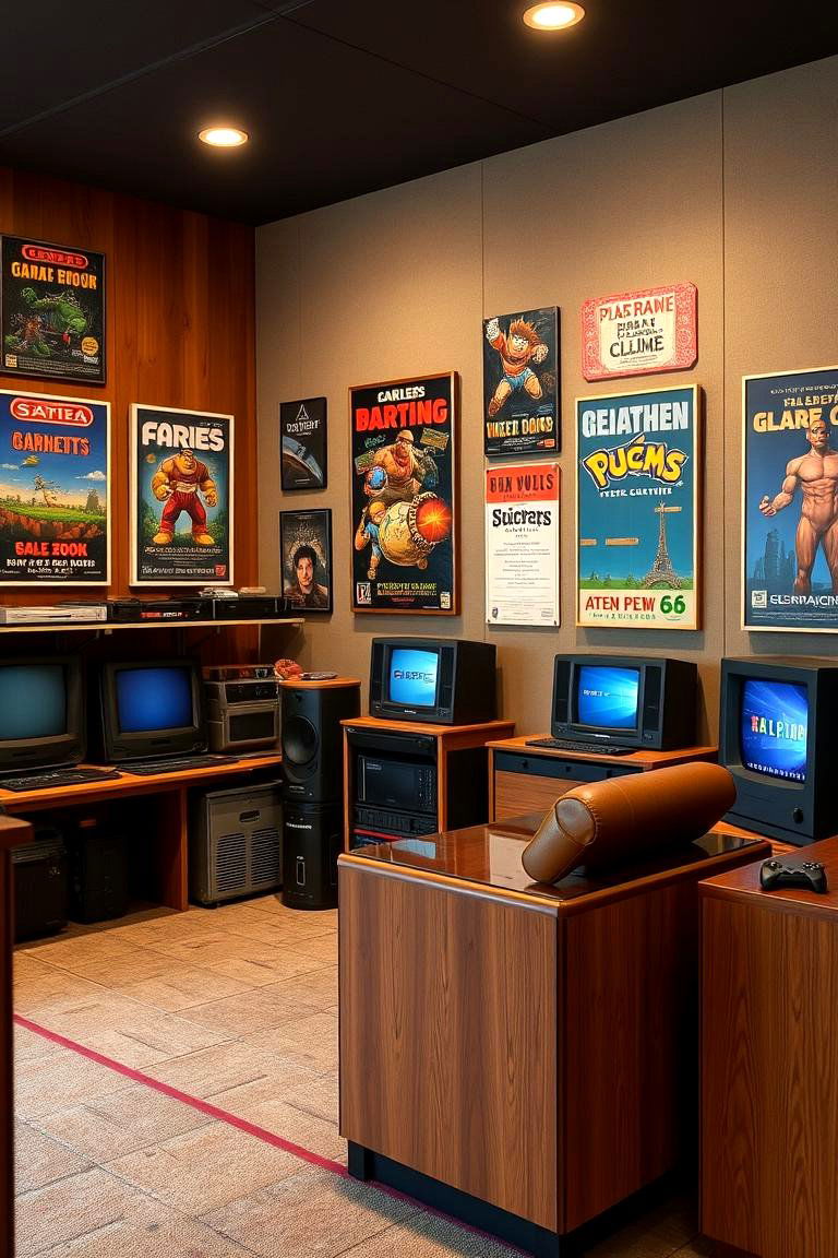 Vintage Gaming Setup - 24 Gaming Bedroom Ideas