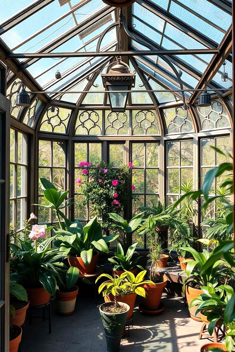 Vintage Garden Conservatory - 24 Vintage Garden Ideas