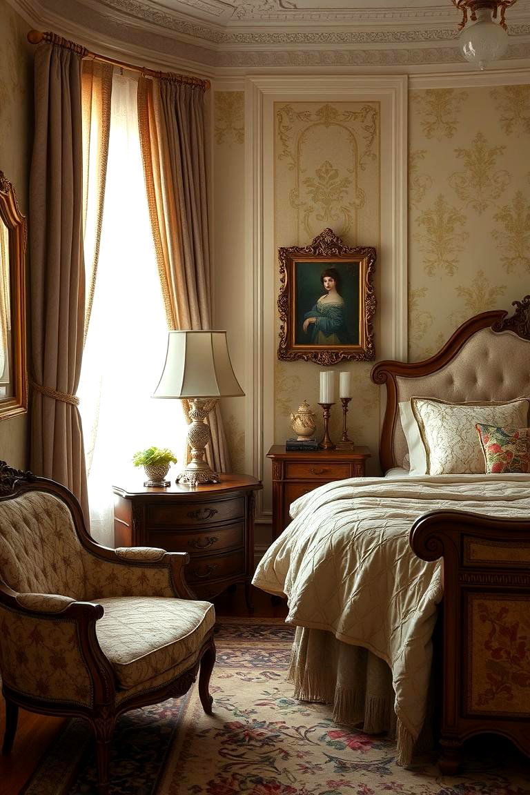 Vintage Glamour - 24 Black and White Bedroom Ideas