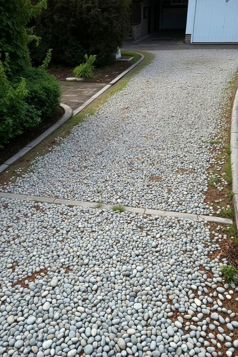 Vintage Gravel Driveway - 24 Gravel Driveway Ideas