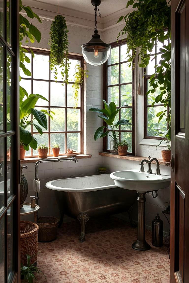 Vintage Greenhouse Revival - 24 Greenhouse Bathroom Ideas