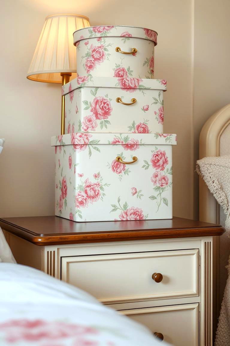 Vintage Hat Boxes for Stylish Storage - 24 Vintage Decor Ideas