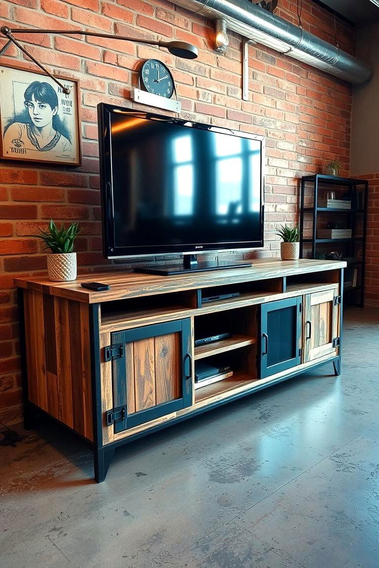 Vintage Industrial Tv Stand - 24 Tv Stand Ideas
