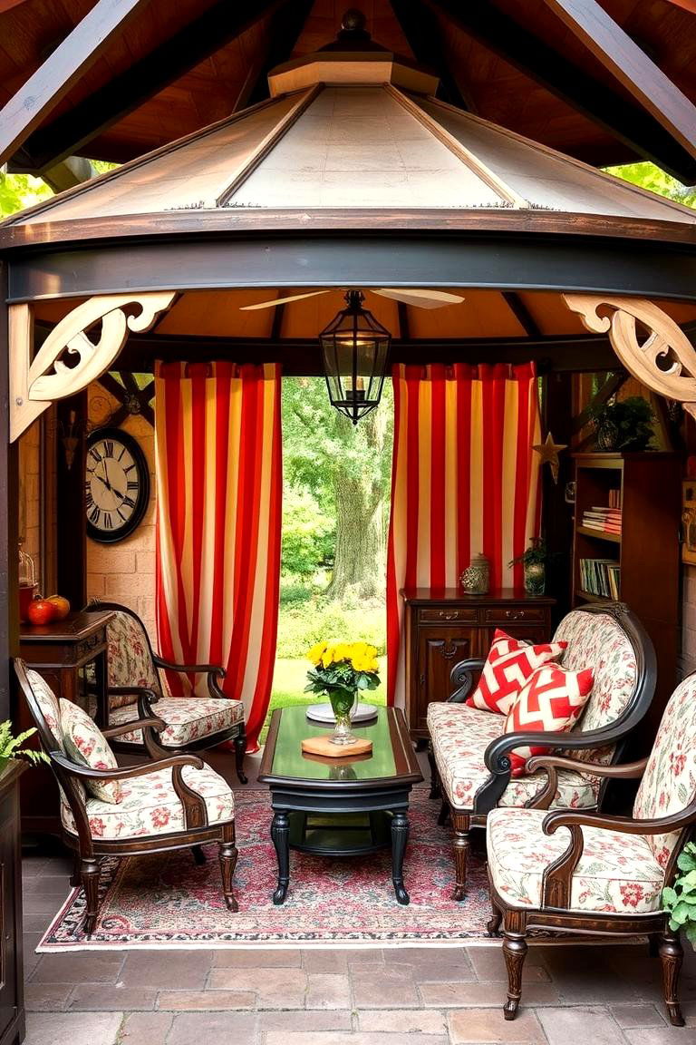 Vintage Inspired Alcove - 24 patio with a gazebo ideas