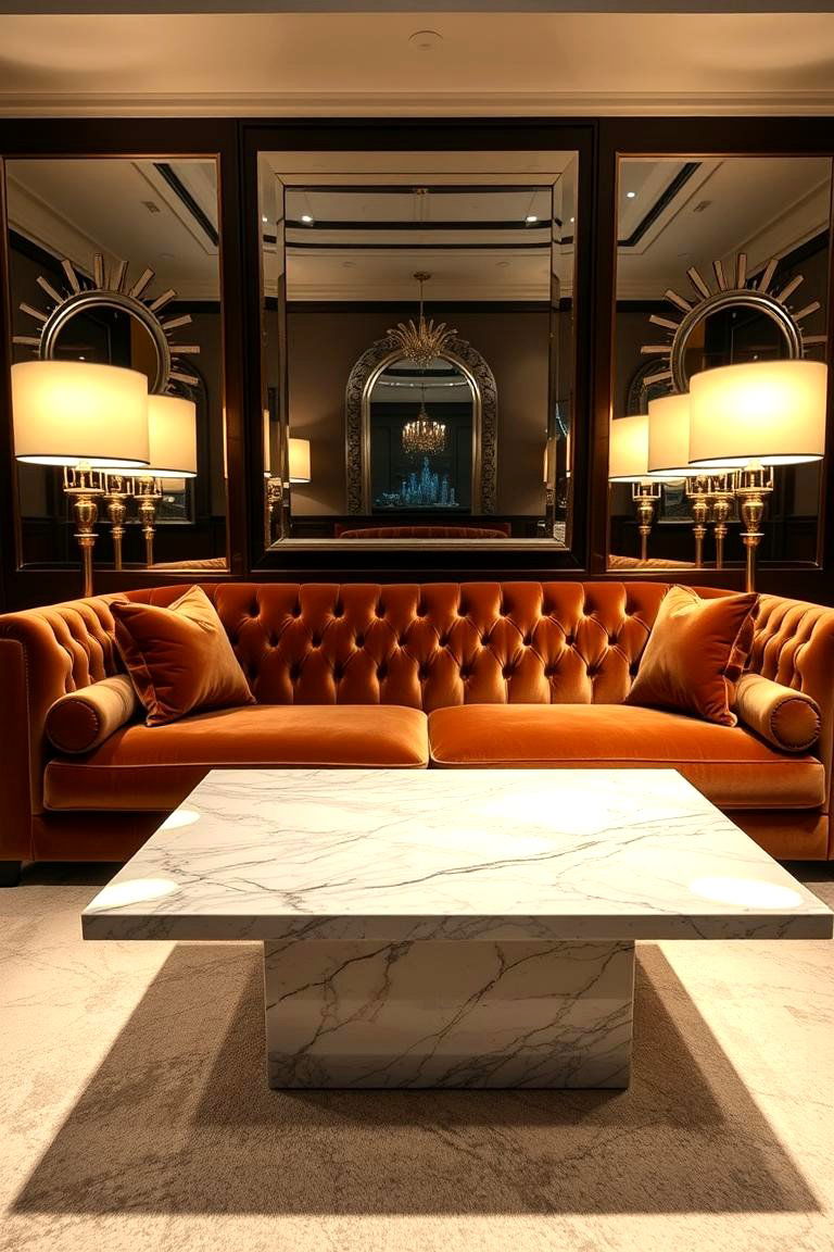 Vintage Inspired Art Deco Chairs - 24 Art Deco Living Room Ideas