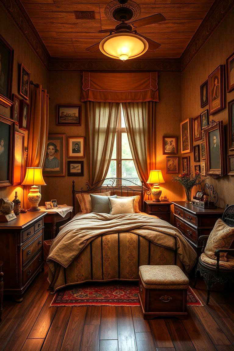 Vintage Inspired Brown Decor - 24 Brown Bedroom Ideas