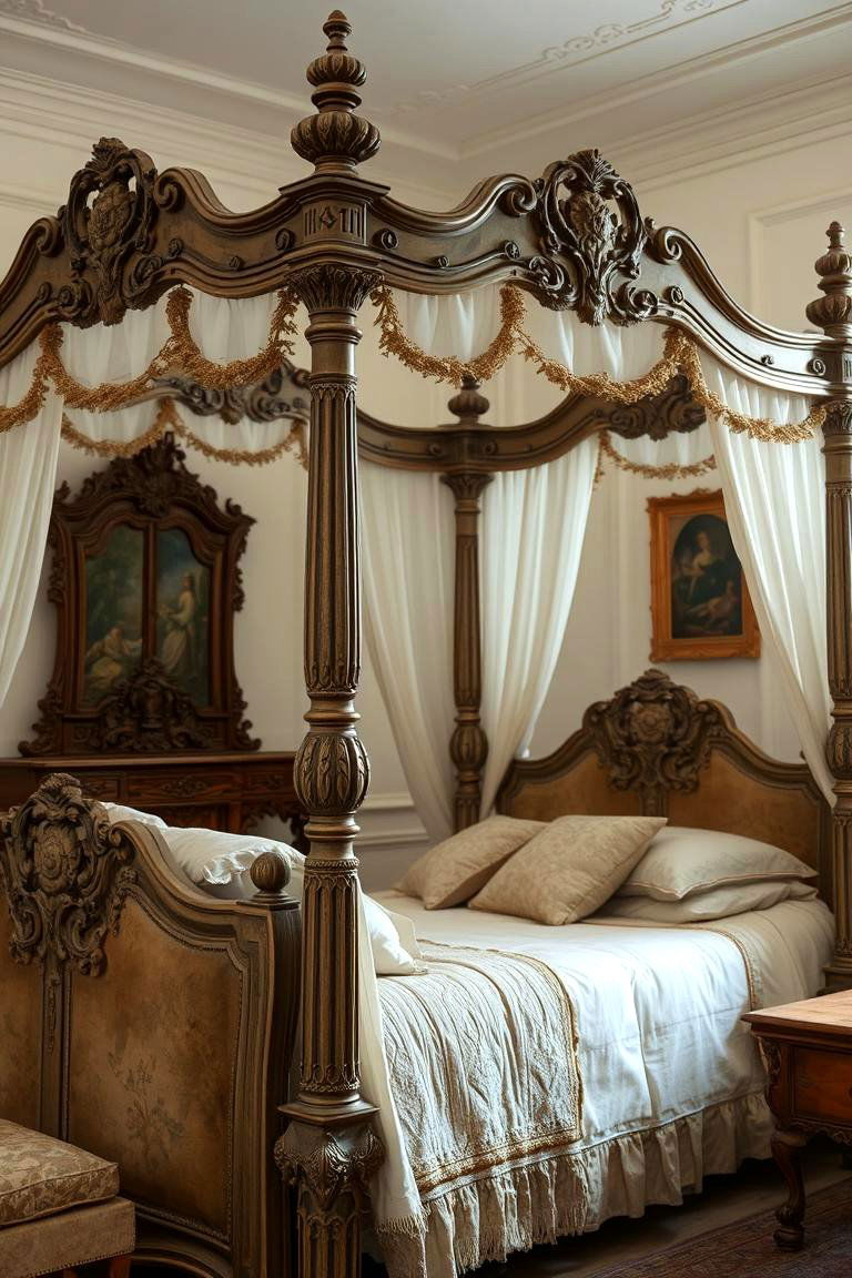 Vintage Inspired Canopy Bed - 24 Canopy Bed Ideas