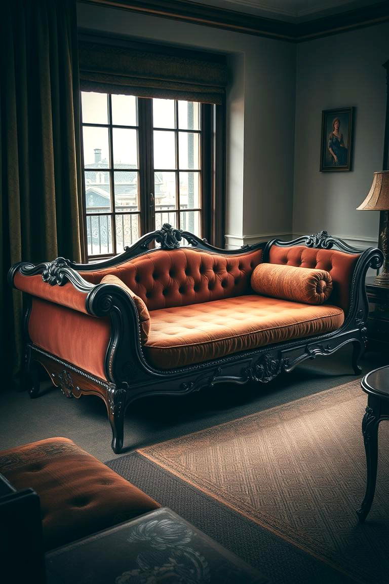Vintage Inspired Daybed with Charm - 24 Daybed Ideas for Small Spaces