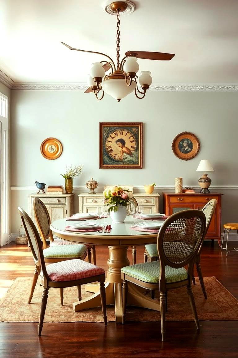 Vintage Inspired Details - 24 Casual Dining Room Ideas