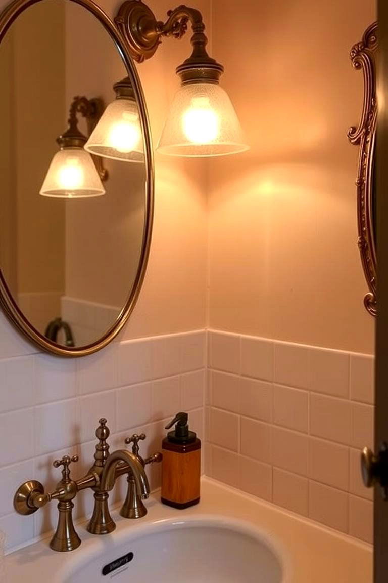 Vintage Inspired Fixtures - 24 Large Bathroom Ideas