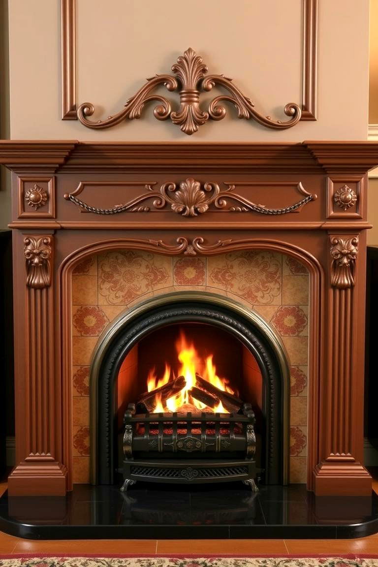 Vintage Inspired Gas Fireplace - 24 Corner Gas Fireplace Ideas
