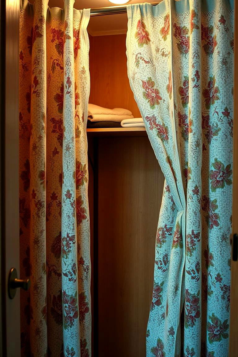 Vintage Inspired Lace Curtains - 24 closet curtain ideas