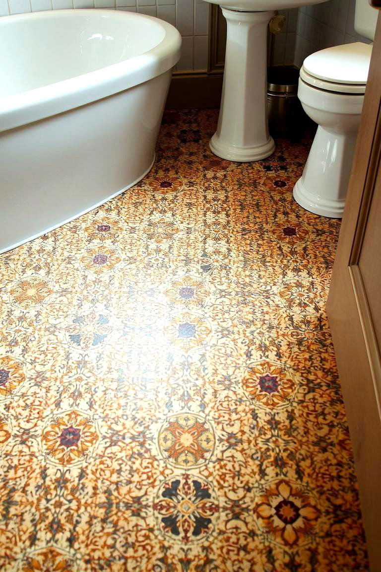 Vintage Inspired Mosaic - 24 Bathroom Mosaic Floor Tile Ideas