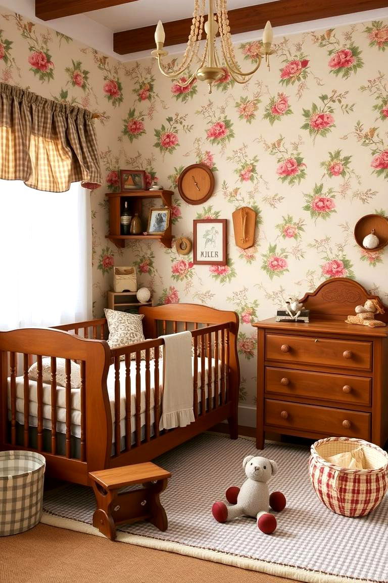 Vintage Inspired Nursery - 24 Baby Girl Nursery Ideas