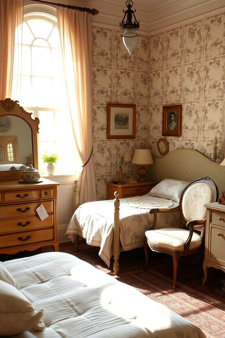 Vintage Inspired Sanctuary - 24 Pottery Barn Bedroom Ideas