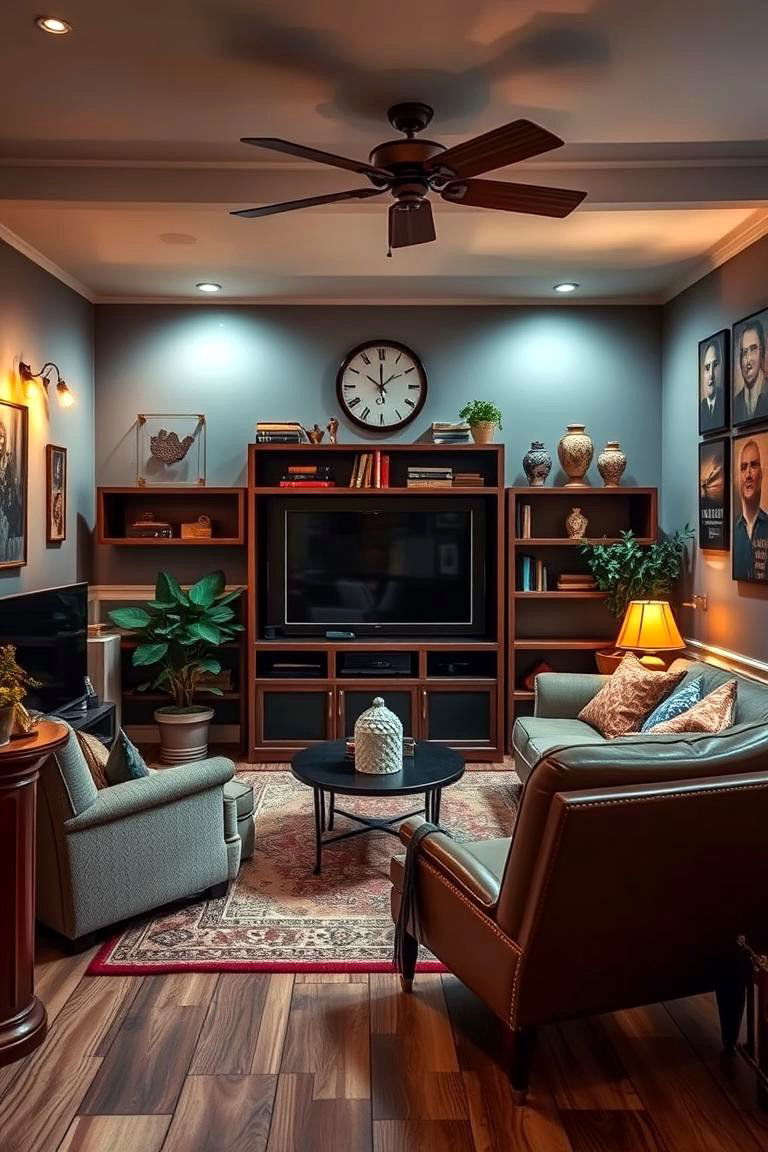 Vintage Inspired Tv Den - 24 Tv Room Ideas