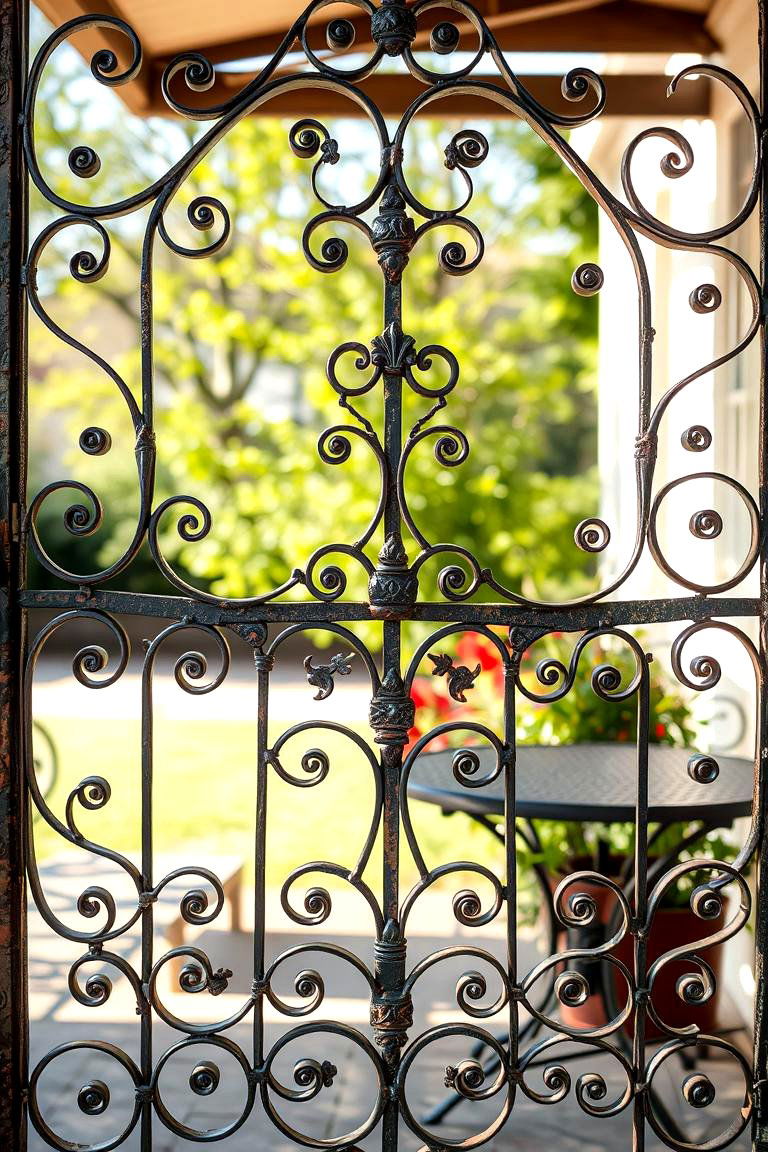 Vintage Iron Enclosure - 24 Patio Enclosure Ideas