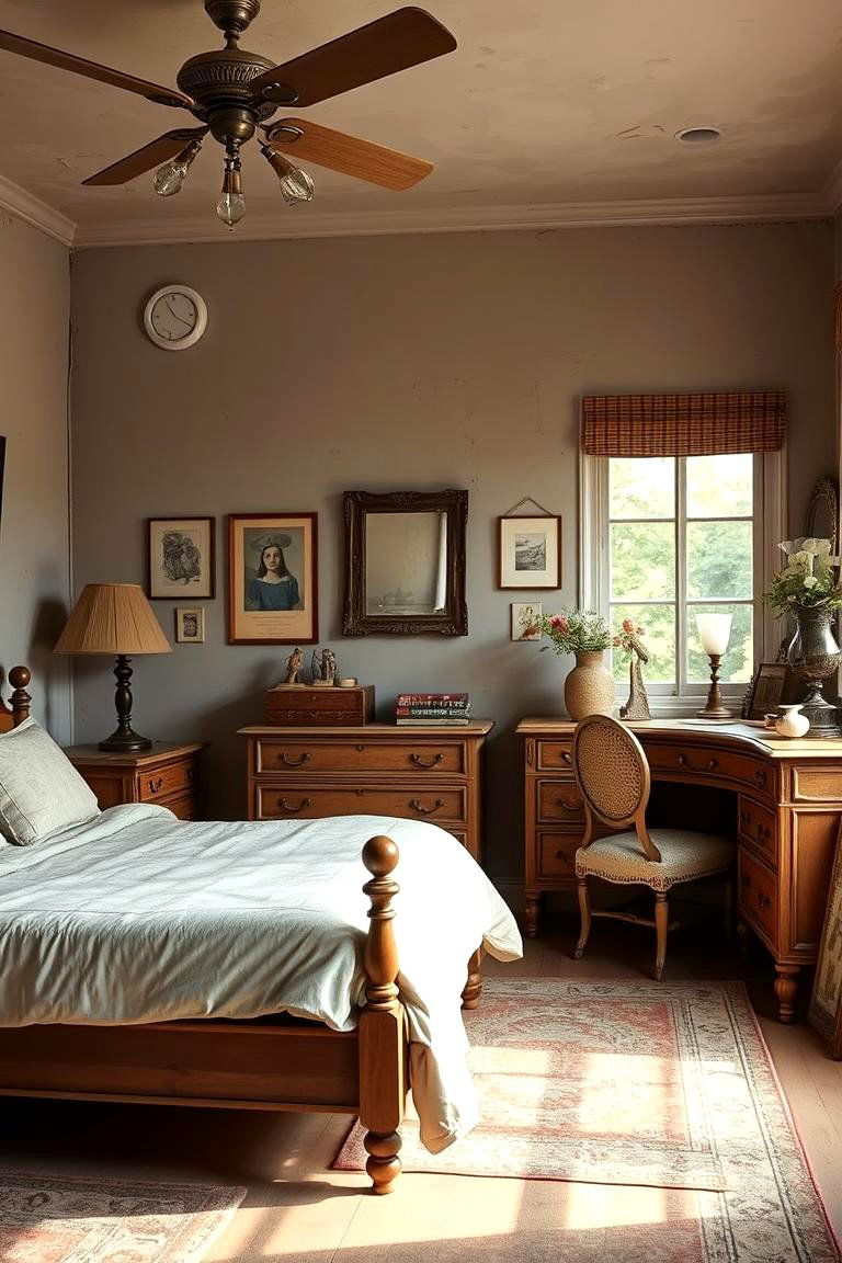 Vintage Khaki Charm - 24 Khaki Bedroom Ideas