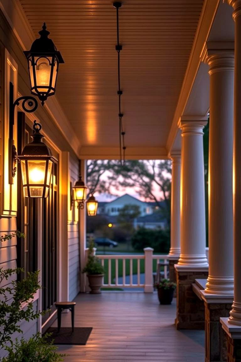 Vintage Lantern Lighting - 24 Victorian Porch Ideas
