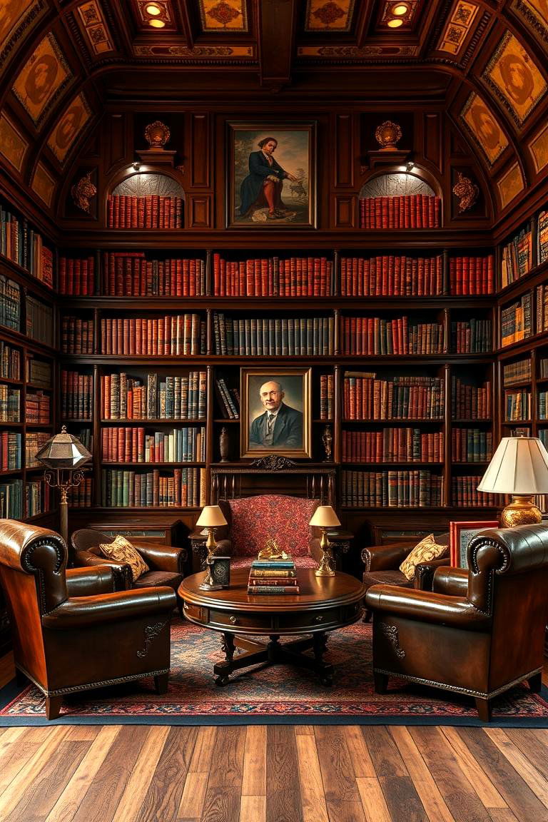Vintage Library Parlor - 24 Parlor Room Ideas