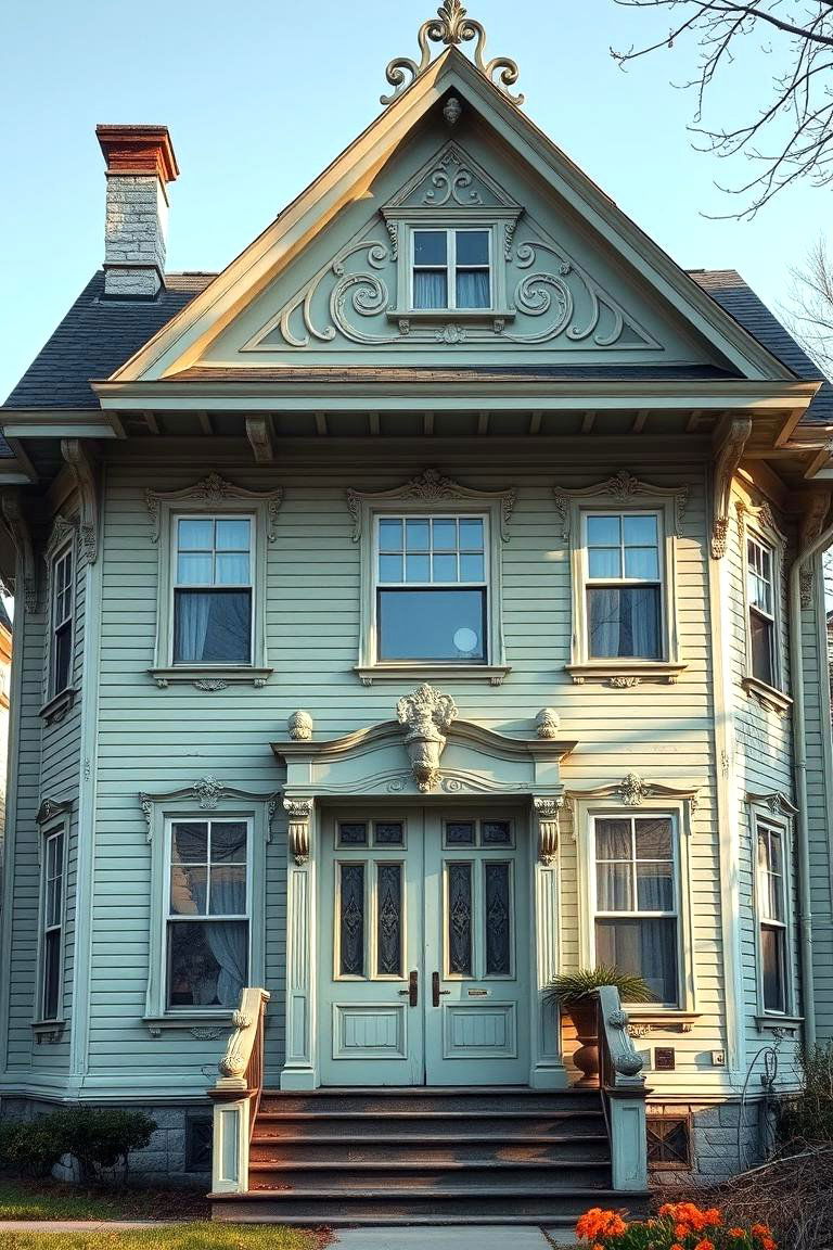 Vintage Light Green Revival - 24 Light Green House Exterior Ideas