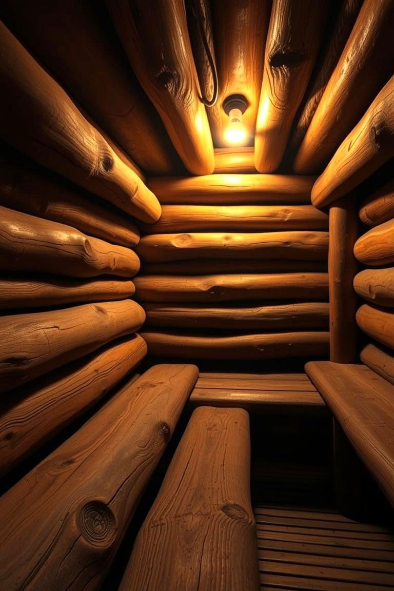 Vintage Log Sauna Charm - 24 Outdoor Sauna Ideas