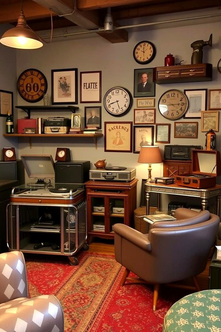 Vintage Lounge - 24 Man Cave Ideas