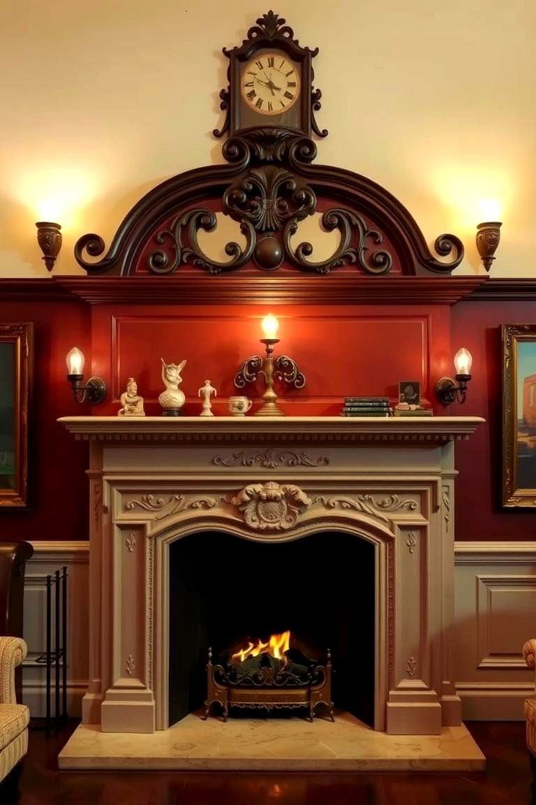 Vintage Mantel Corner Fireplace - 24 Corner Fireplace Ideas