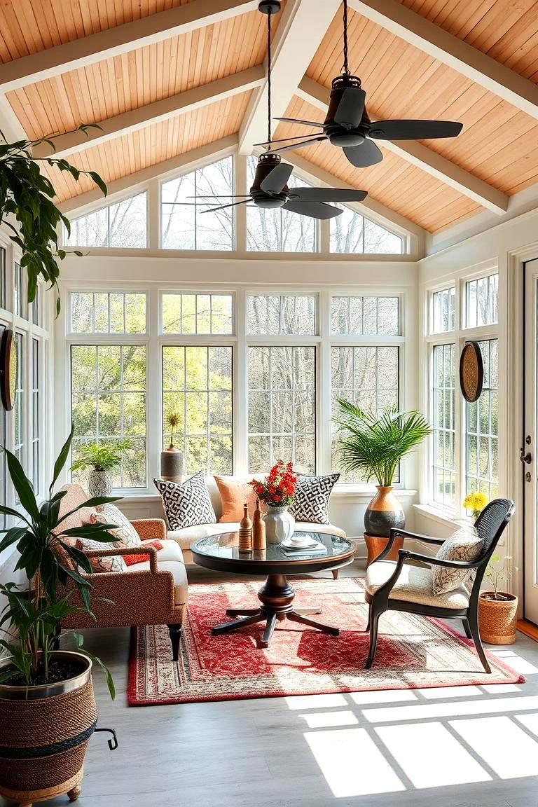 Vintage Meets Modern - 24 Mid-century Modern Sunroom Ideas